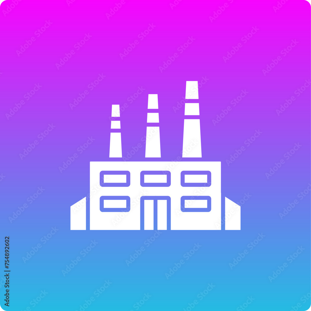 Obraz premium Factory Icon