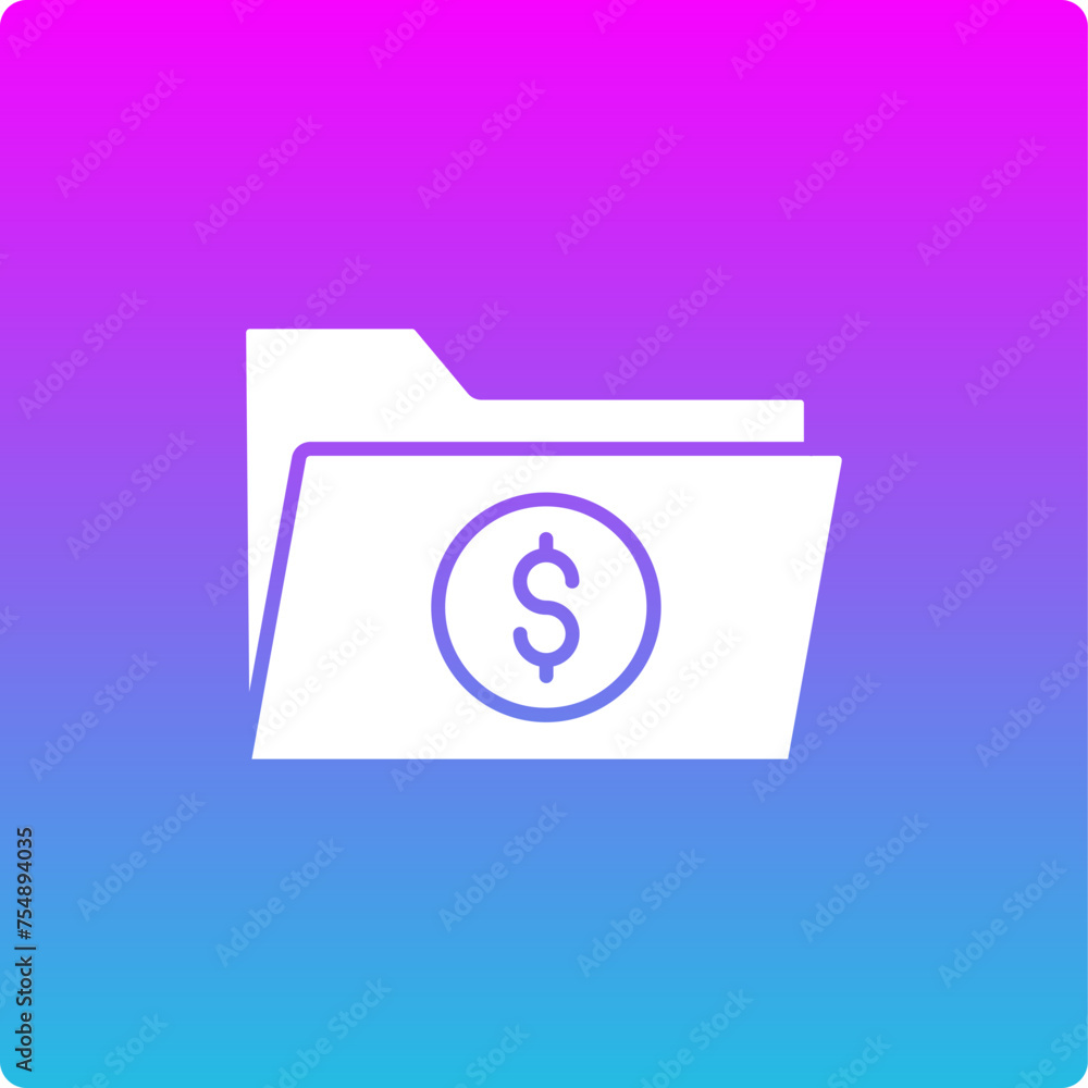 Money Folder Icon Money Folder Icon