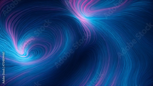 Dynamic blue abstract texture with swirling patterns and intricate lines 