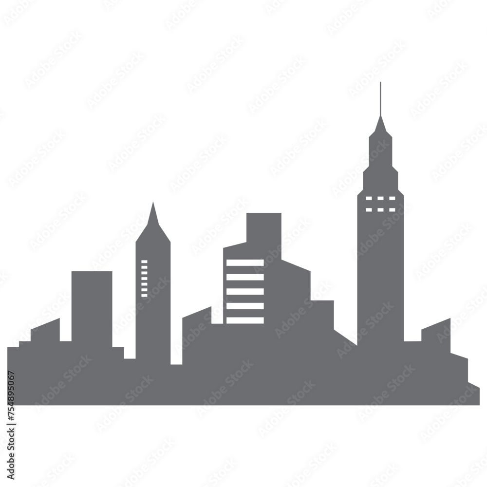 Metropolis City Silhouette Metropolis City Silhouette
