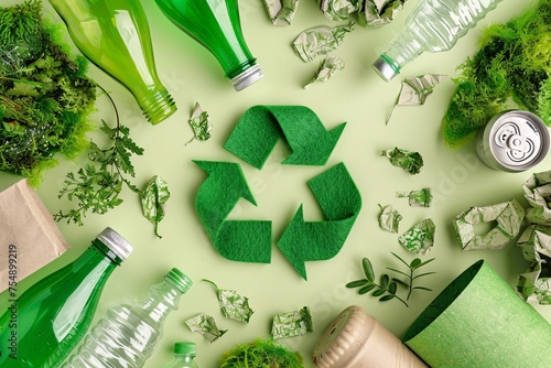 Eco-Friendly Recycling A Monthly Celebration of Sustainability Generative AI