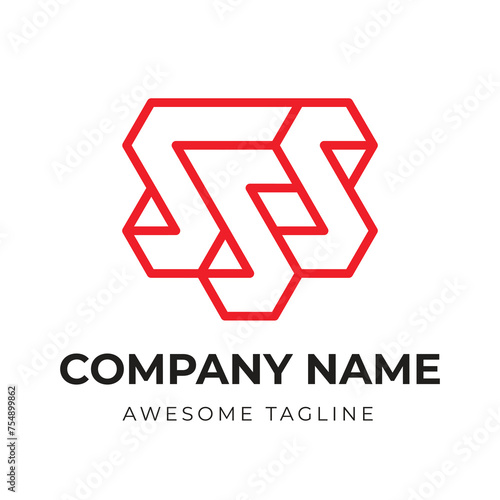 Letter SSS Diamond Logo Design