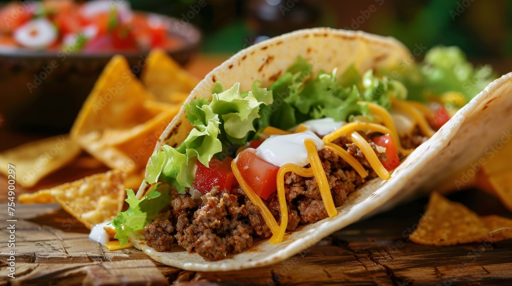 Taco Tuesday A Fresh and Delicious Burrito Generative AI Taco Tuesday A Fresh and Delicious Burrito Generative AI