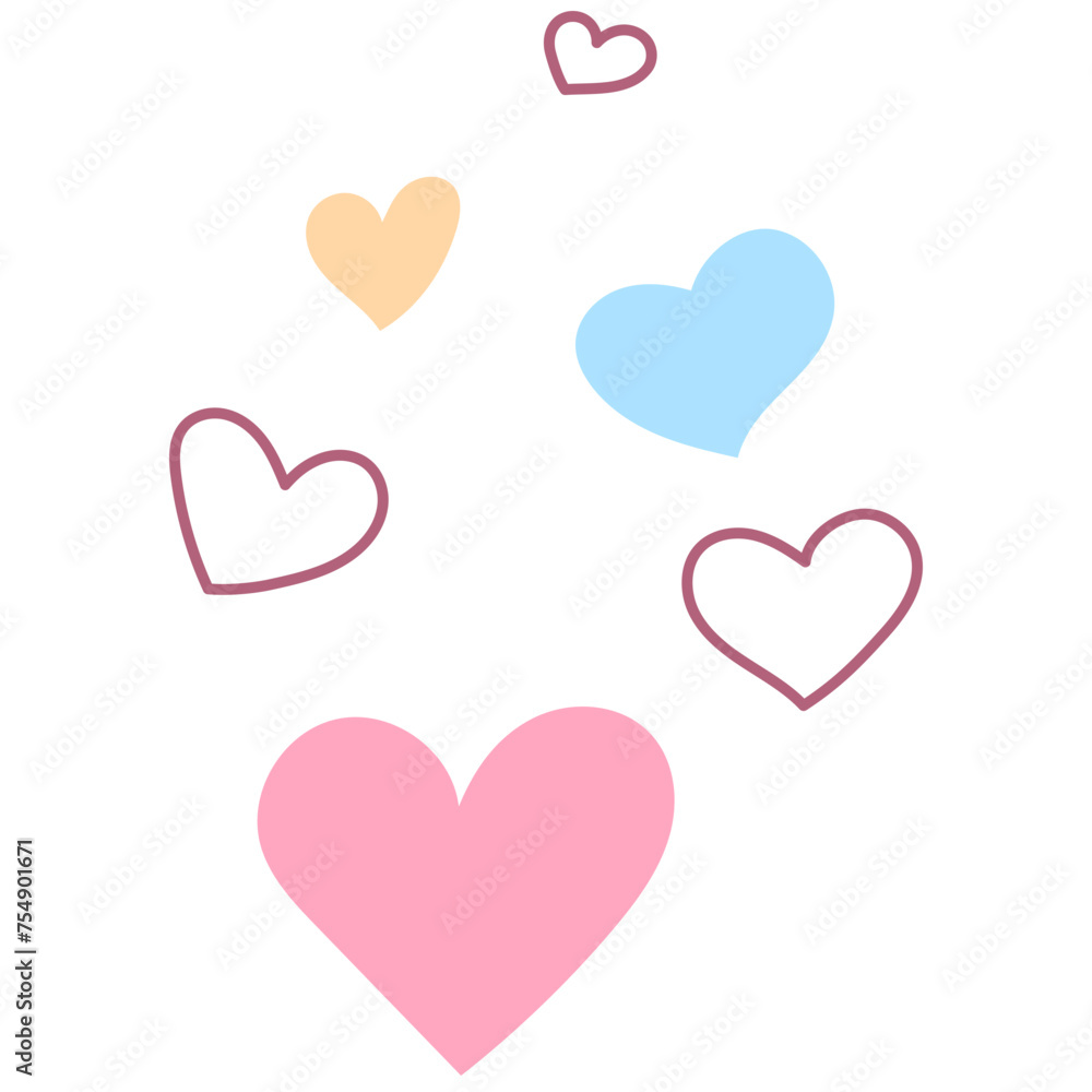 Colorful Love Element Colorful Love Element