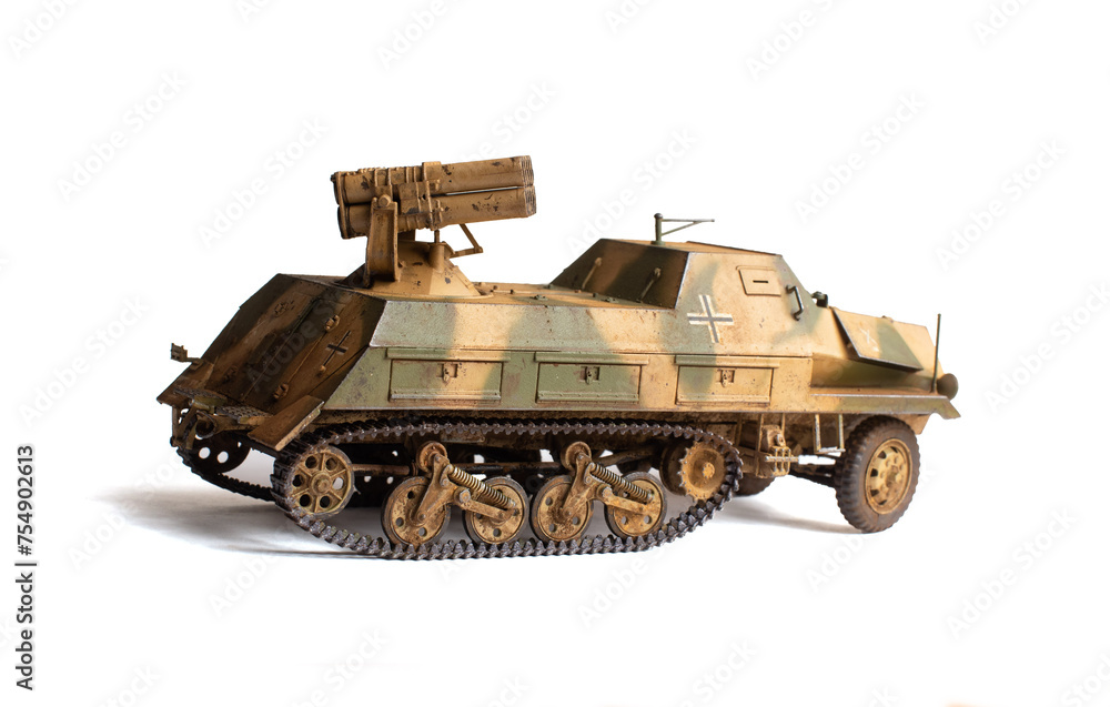 Fototapeta premium Scale model of old vehicle