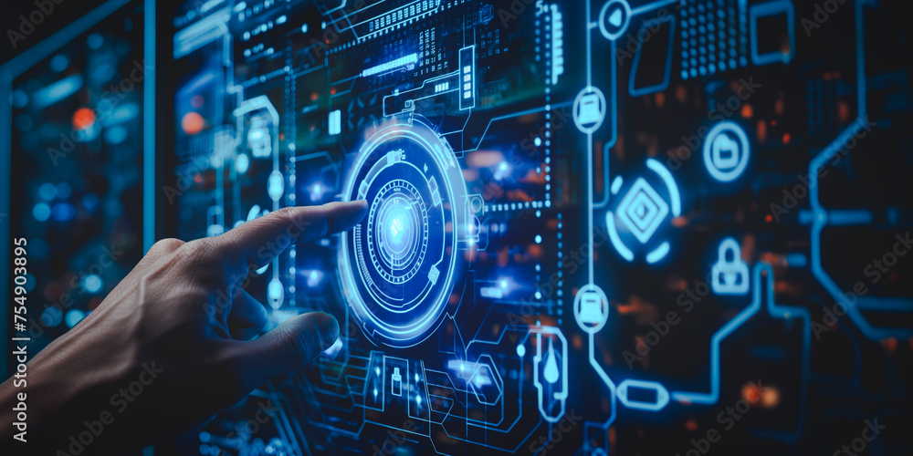 Cybersecurity concept Global network security technology, business people protect personal information. Encryption with a padlock icon on the virtual interface Cybersecurity concept Global network security technology, business people protect personal information. Encryption with a padlock icon on the virtual interface