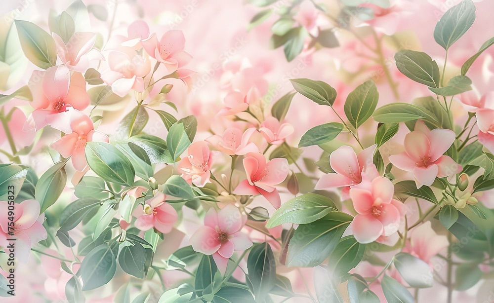 Pink Petals in Full Bloom A Celebration of Spring's Delicate Beauty Generative AI Pink Petals in Full Bloom A Celebration of Spring's Delicate Beauty Generative AI