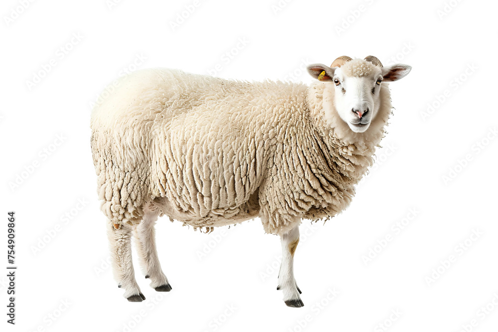 sheep isolated on white sheep isolated on white