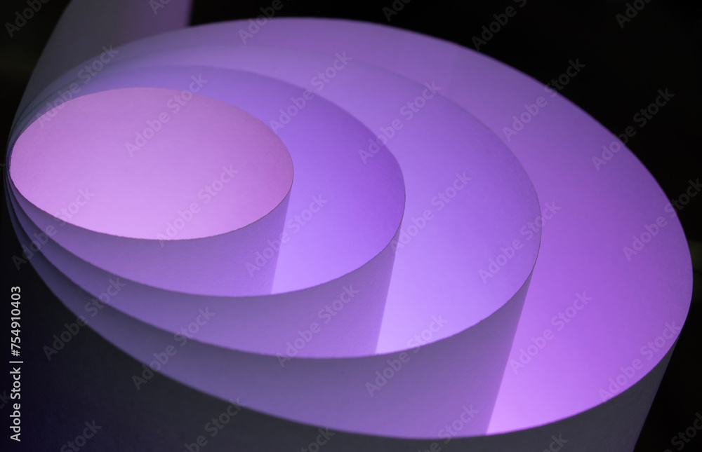When I roll paper into many circles, I create a background with a sheet of paper and lights made up of different colors. When I roll paper into many circles, I create a background with a sheet of paper and lights made up of different colors.