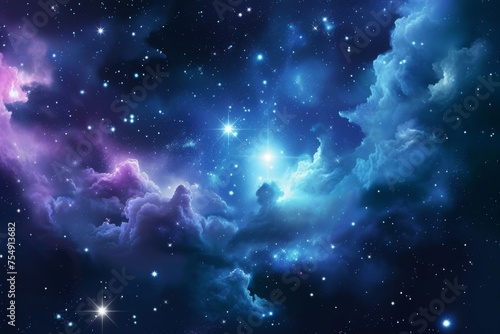 Nebula Nebulae: Majestic Spiral Galaxy in Astral Nebulae