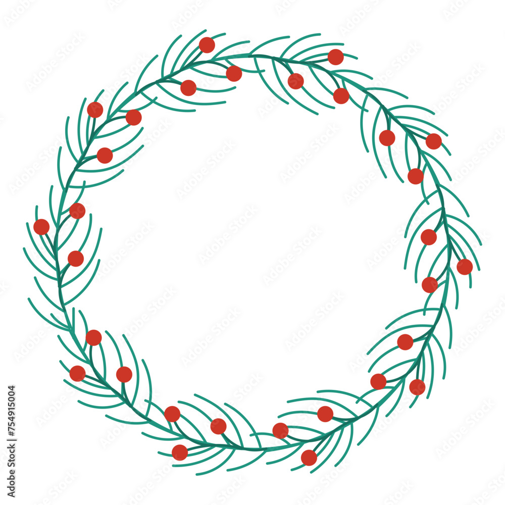 Obraz premium Christmas Leave Ring