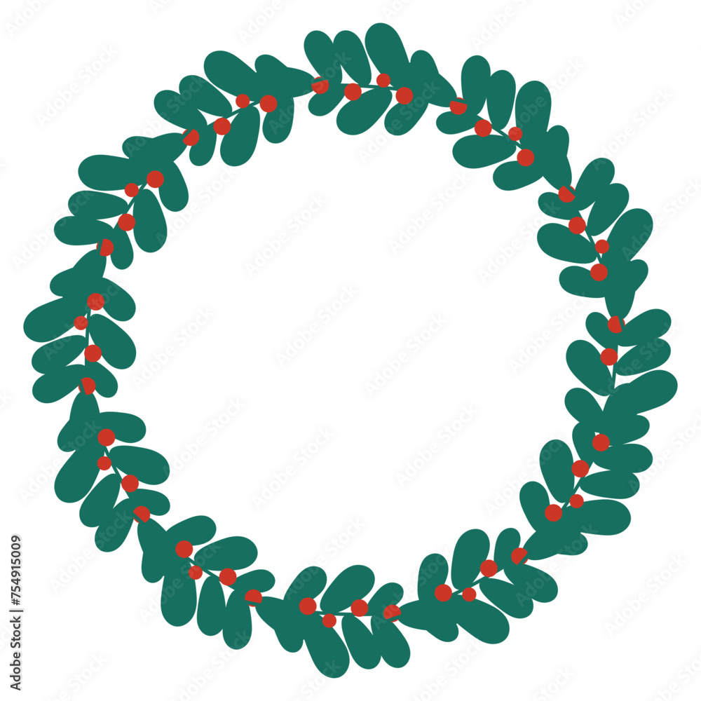 Obraz premium Christmas Leave Ring