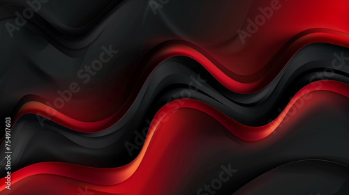 Black and Cherry red abstract shape background presentation design. PowerPoint and Business background.