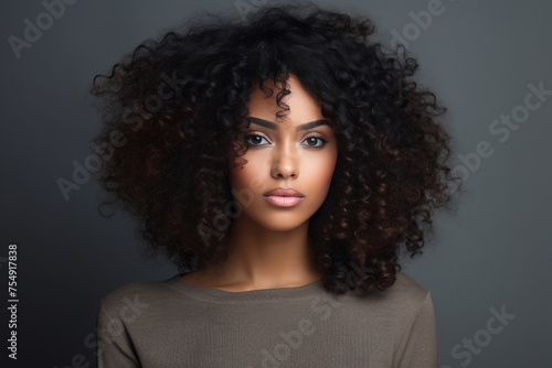 Portrait of a young african american woman