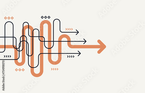 Abstract arrow direction. Technology background. High speed. Hi-tech