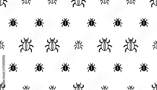 Bug Icon Seamless Pattern M_2204001
