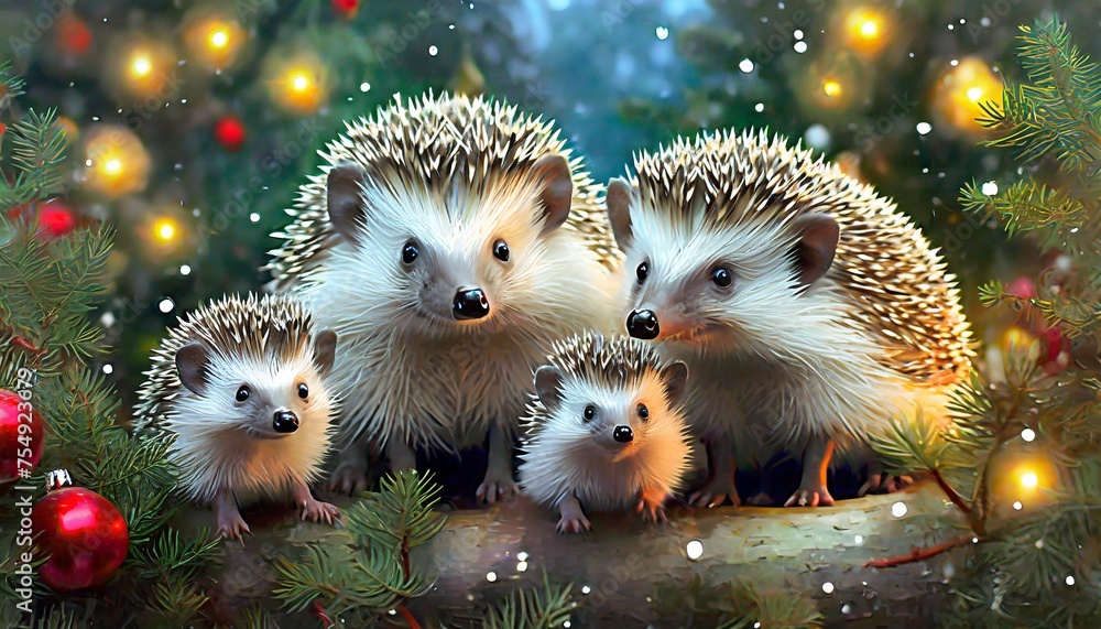 hedgehog in the snow hedgehog in the snow