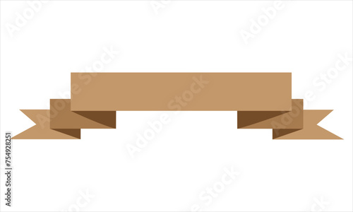 Ribbon shape vector which can be used to support your design and of course it's free and the color can be changed according to your needs