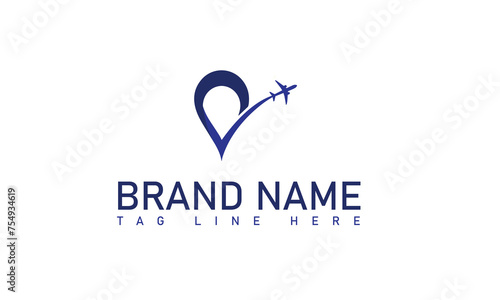 Vector logo design templates for airlines, airplane tickets, travel agencies - planes and emblems