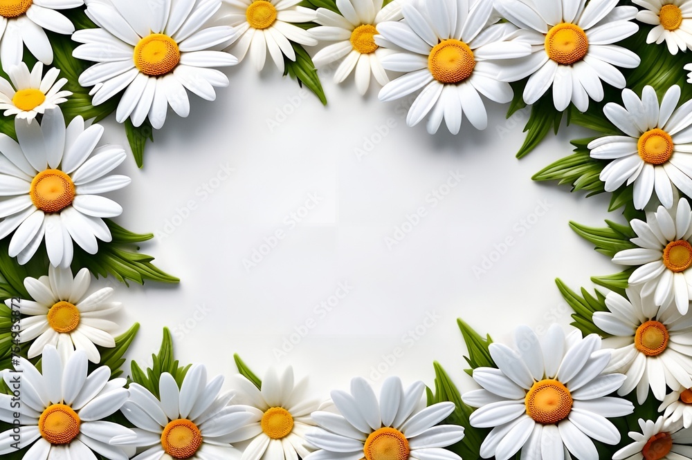 beautiful abstract background with bright daisy flowers. beautiful abstract background with bright daisy flowers.