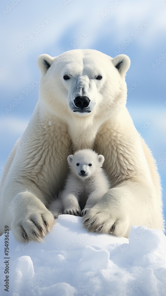 Animated polar bears thank users for lowering their carbon usage Animated polar bears thank users for lowering their carbon usage