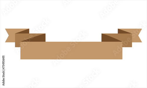 Ribbon shape vector which can be used to support your design and of course it's free and the color can be changed according to your needs