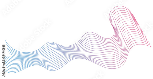 abstract wavy lines background element. Suitable for AI, tech, network, science, digital technology theme