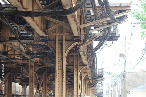 Wallpaper Mural old rusty bridge Torontodigital.ca