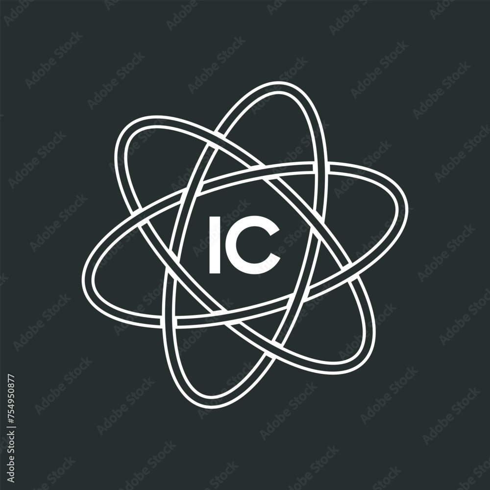 IC letter logo design on white background. IC logo. IC creative initials letter Monogram logo icon concept. IC letter design IC letter logo design on white background. IC logo. IC creative initials letter Monogram logo icon concept. IC letter design