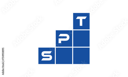 SPT initial letter financial logo design vector template. economics, growth, meter, range, profit, loan, graph, finance, benefits, economic, increase, arrow up, grade, grew up, topper, company, scale