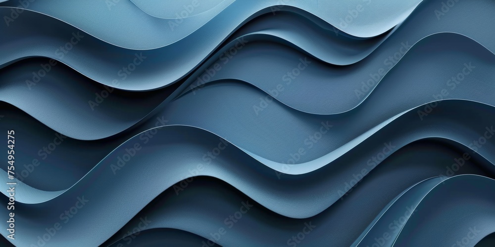 The image is a blue wave with a lot of detail The image is a blue wave with a lot of detail