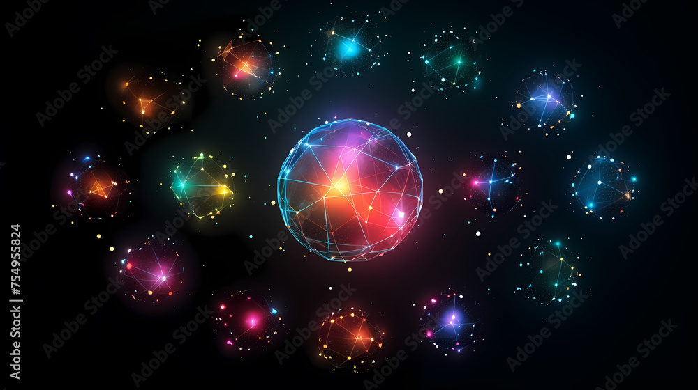 Obraz premium Global network connection concept