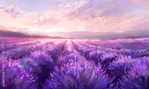 lavender field-generative ai