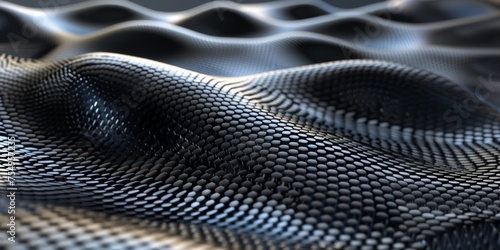 Wallpaper Mural A black and white image of a wave with a lot of detail Torontodigital.ca