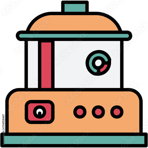 Food Processor Illustration