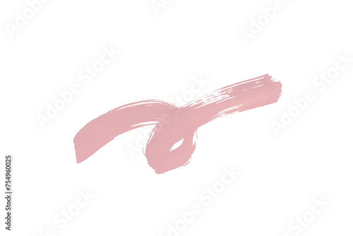 Pink watercolor background. Artistic hand paint. Isolated on transparent background.