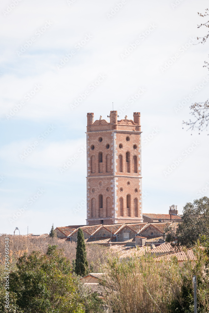 tower of the castle Rivesaltes