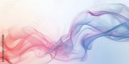 A colorful, flowing line of pink, blue, and white - stock background.