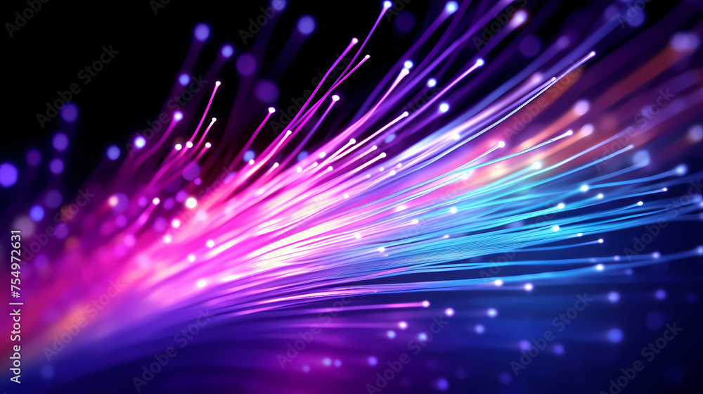 Colorful abstract background representing fiber optics and communication over the internet concept Colorful abstract background representing fiber optics and communication over the internet concept