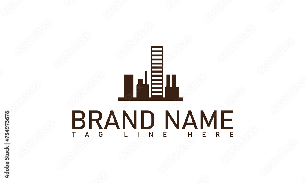Simple And Elegant Real Estate Logo Design Template For Your Company