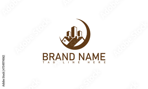Simple And Elegant Real Estate Logo Design Template For Your Company
