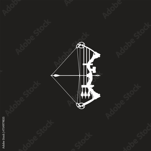 bow hunter aiming with compound bow