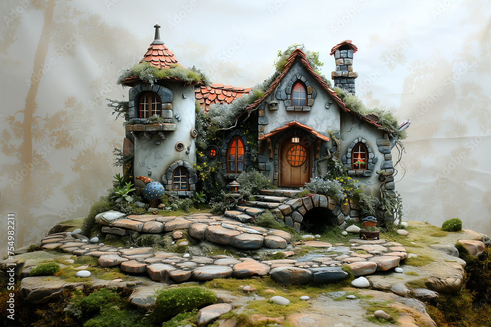 Fototapeta premium Enchanted Fairytale Castle