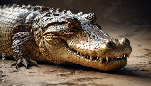  a close up of a crocodile s head with its mouth open and it s teeth still out of the water.