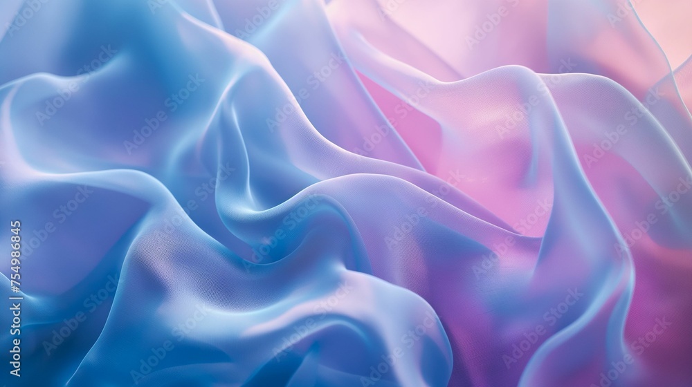 Fototapeta premium Pastel Satin Ripples – Gentle Textured Background for Spring Themes