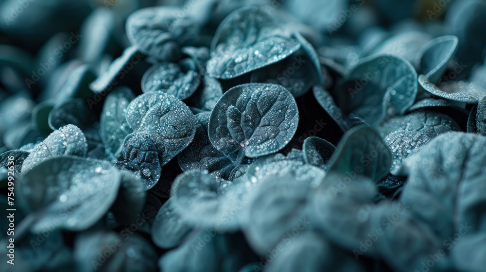 a close up of a bunch of leaves with water droplets on the leaves and the word spring written on it. a close up of a bunch of leaves with water droplets on the leaves and the word spring written on it.