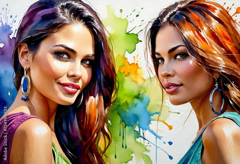 Obraz premium Painting, paints, still life