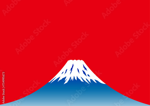 富士山の背景