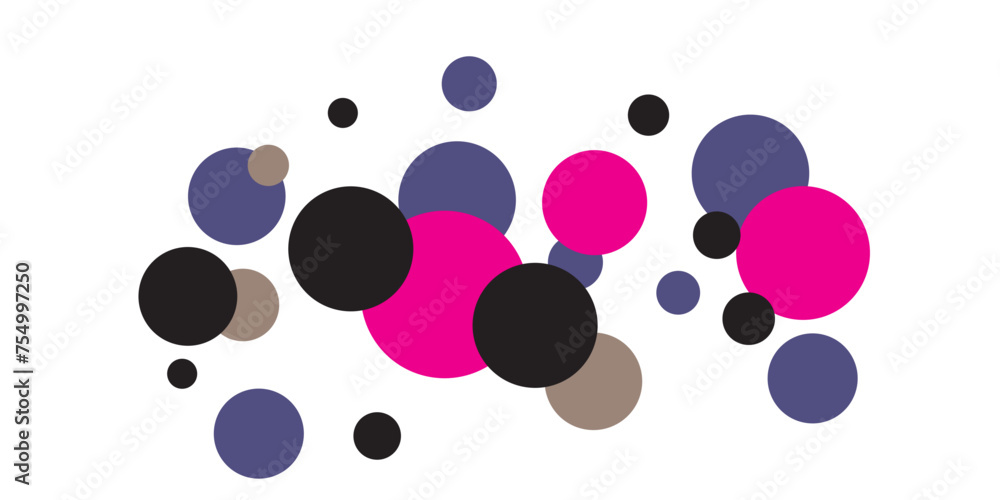 Dark Pink vector red pattern of geometric circles, shapes. Colorful mosaic banner. Geometric background with colored disks. Dark Pink vector red pattern of geometric circles, shapes. Colorful mosaic banner. Geometric background with colored disks.
