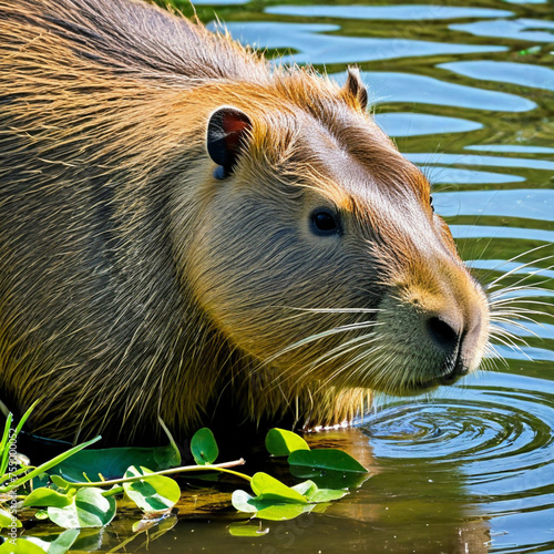 The Capybara South America Charming Semi Aquatic Giant photo